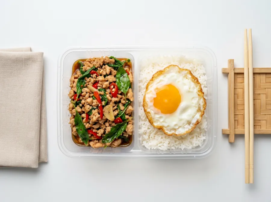ตัวอย่างงานอาหารพร้อมทาน — ภาพเมนู · Shopee / Lazada